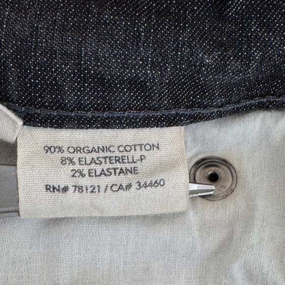 Eileen Fisher Jeans Women's Size 4 Petite Denim Black Straight Leg Stretch - Picture 6 of 12